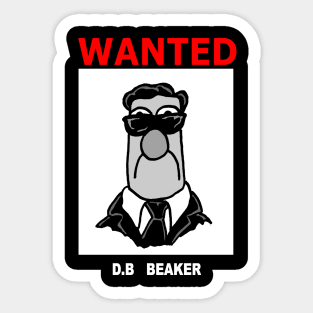 DB beaker (vers1) Sticker